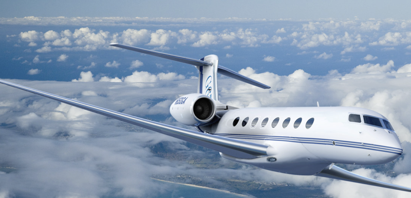 Illustration for article titled Near-Supersonic Gulfstream 650 Unveiled, Steve Jobs Gets Excited